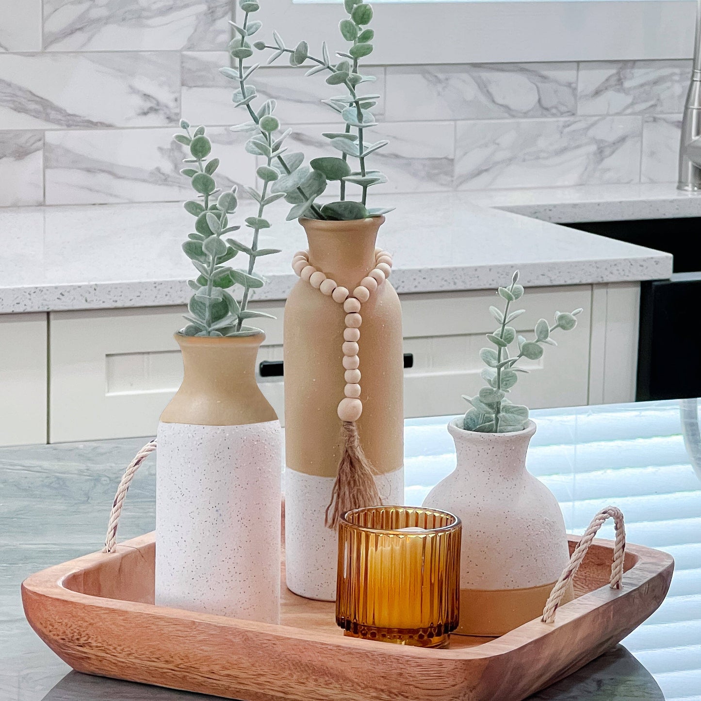 Modern Farmhouse Vase Set of 3