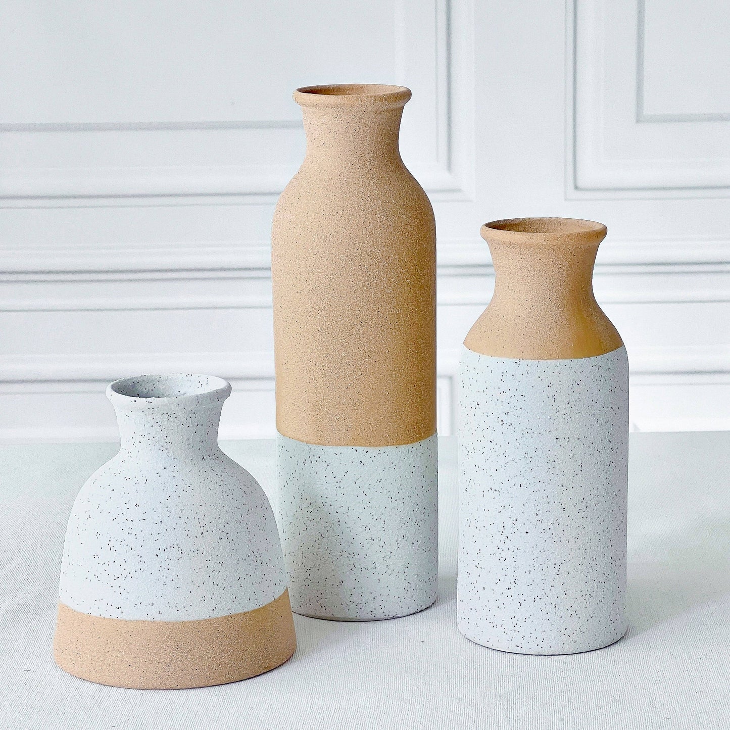 Modern Farmhouse Vase Set of 3